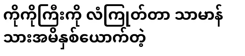 It was an ordinary mother and son who raised the flag of Ko Ko