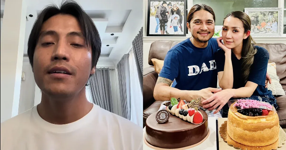 Aung Thant, whose face is full of fresh blood after losing a song