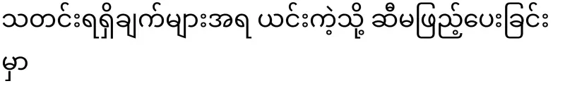 Burmese cars do not add fuel anymore