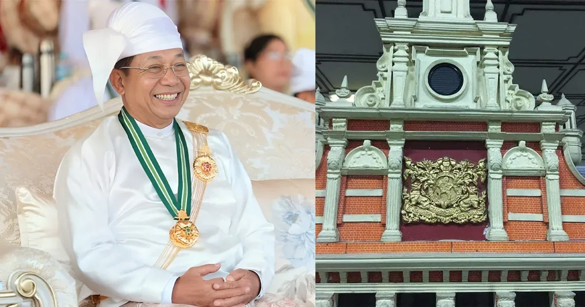 Although he is not yet the president, they are already on the presidential house