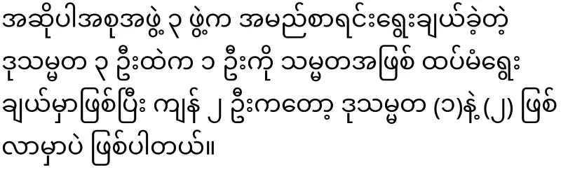 The People's Hluttaw elected Min Aung Hlaing as Vice President