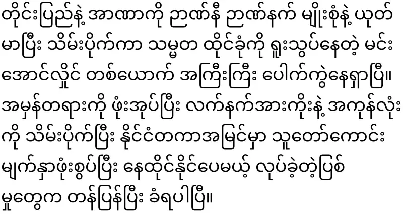 Min Aung Hlaing, who is crazy about the seat, has been countered