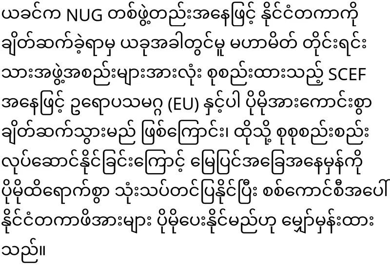 Dr. Zaw Wai Soe has told me