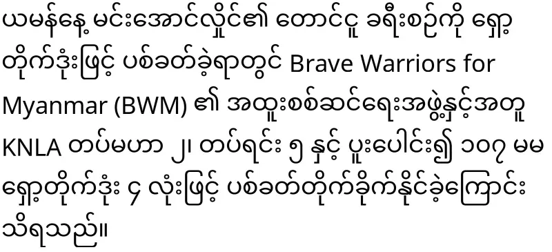 Min Aung Hlaing, who let go