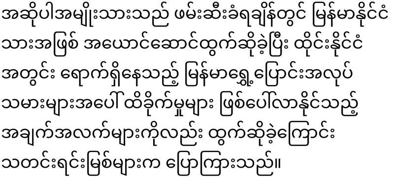 A Khmer man who take the wallet and pretended to be Burmese