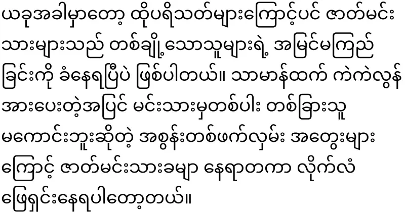 Aung Zambu fans who are forced to compete with Penetui