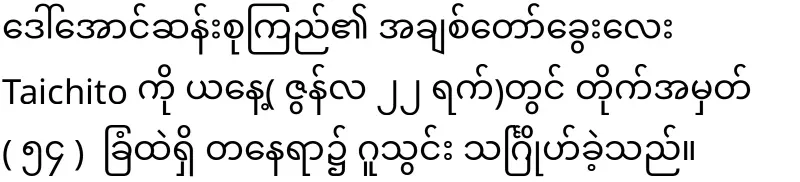 Daw Aung San Suu Kyi's dog Taichito's last journey