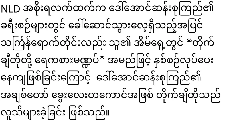 Daw Aung San Suu Kyi's dog Taichito's last journey