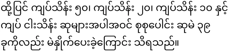 Rakhine Lottery opened for the first time on Arak Laung