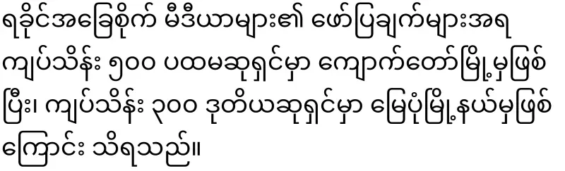 Rakhine Lottery opened for the first time on Arak Laung
