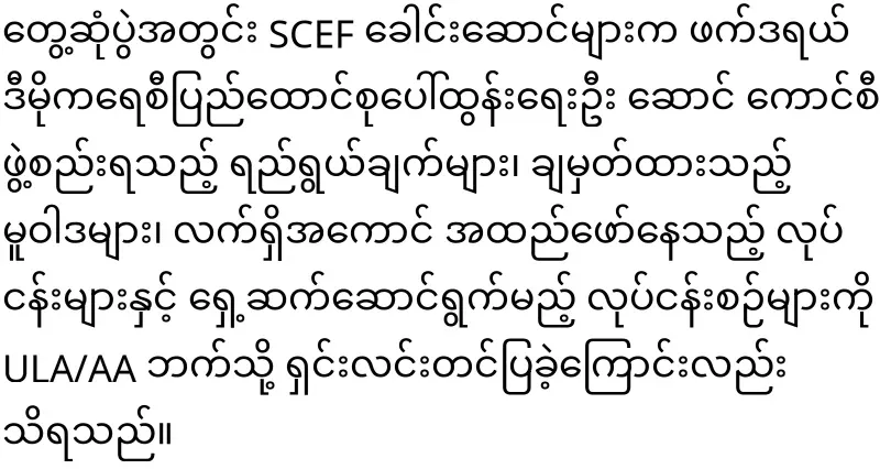 SCEF and AA meet