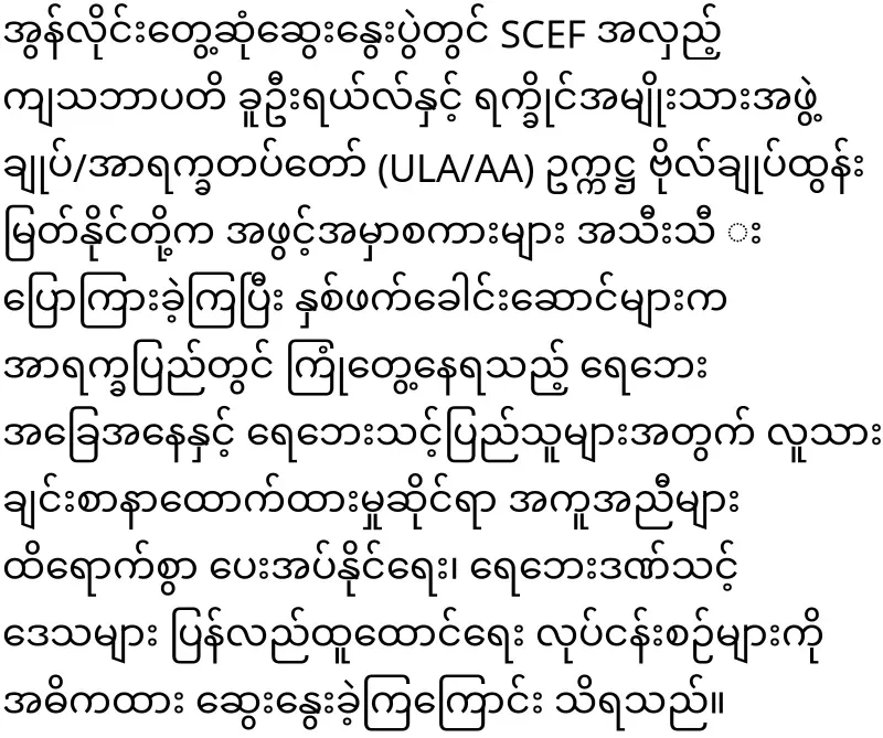 SCEF and AA meet