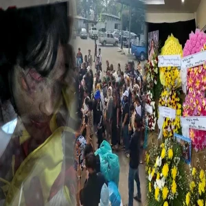 The scene of the last journey of the Irrawaddy girl