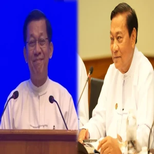 Khin Ri was asked to be satisfied by appointing Khin Ri as the Speaker of the Parliament