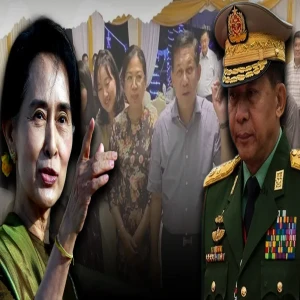 Min Aung Hlaing's family has been countered