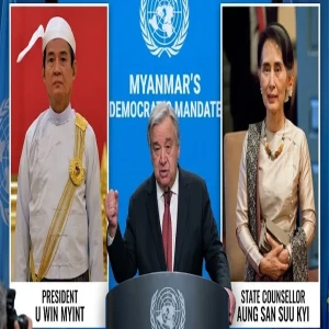 Min Aung Hlaing, who did not enter the UN again