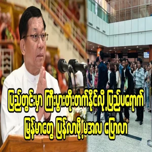 Min Aung Hlaing that can grow domestically