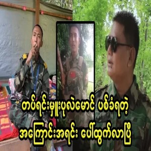 Battalion Commander Pulay Maung's statements by Bot Tsang and Pi Kwa
