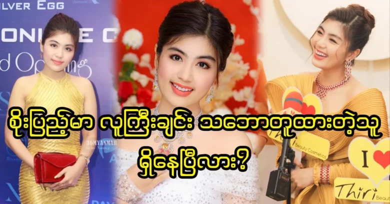 Actress Soe Peng was answer the question of marketing