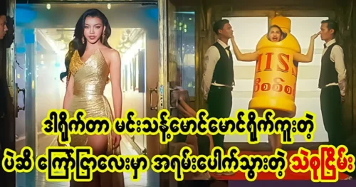 Beauty queen Thae Su Nyein returns to her business with advertisements